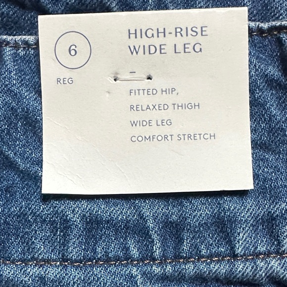 Universal Thread Blue High Rise-Wide Leg - Picture 2 of 5